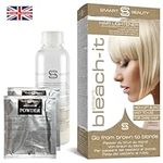 Smart Beauty Blonde Bleach-It, Hair Bleach, Hair Lightener for Dark Hair, Perfect for Hair Highlighting, Ideal Preparation for Vibrant Pastel Hair Colour, Hair Bleach Kit, Vegan, Cruelty Free