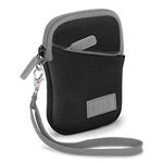 USA GEAR Compact Camera Carrying Case with Neoprene Cushion , Belt Loop & Wrist Strap - Works With Nikon Coolpix AW110 , S6800 , S5300 , S5200 , S3600 , S3500 , S4300 , S8200 , A01 and more Nikon Digital Cameras!