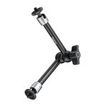 SMALLRIG 9.8 inch Adjustable Power Articulating Magic Arm with Both 1/4" Thread Screw for LCD Monitor/LED Lights-2066B