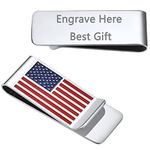 Personalized Money Clips for Men Stainless Steel Cash Clip