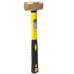 STKUSA Sledge Hammer 2lbs Brass Head Fiber Glass with Comfortable Handle 2-Pounds (15160)