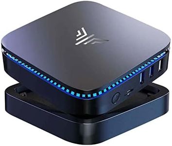 NiPoGi AK1 Plus Mini PC Intel 12TH Alder Lake-N100(hasta 3.4GHz,6W),16GB DDR4/512GB M.2 SSD,Mini Ordenadores de Sobremesa,2xHDMI,4K@60HZ,BT4.2/WiFi5,RJ45,Mini Computadora para Negocios/Escuela