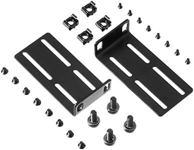 Mokerlink Rack Mount Kit Supporto per rack regolabile per switch da 17,3 pollici, compatibile con switch di rete HP