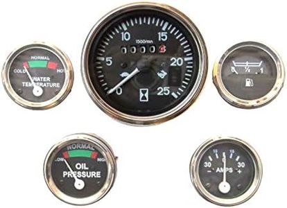 Massey Ferguson Tractor Tacho,Temp,Oil pres,Amp,Fuel Gauges Set for MF 35 50 65 135 150