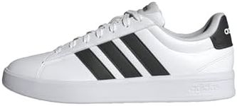 Adidas Men's Grand Court 3.0, White/Black/White, 9