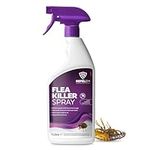 REPELEM Flea Spray for The Home - Professional Strength, Household Flea Spray, Flea Killer for Home, Kills Fleas, Larvae & Eggs, Eradicates & Prevents Reinfestation, Large 1L Flea Killer Spray