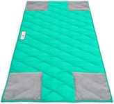 Paw Inspired PopCorner Guinea Pig Cage Liners | Washable Fleece Bedding or Pet Bed Mat for Small Animals | Super Absorbent Pee Pad with Reinforced Corners and Waterproof Bottom (Midwest, Green)