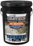 Nanoprotect Concrete & Stone Sealer Indoor & Outdoor | Long-Term Protection Against Water, Stain & Dirt | for Driveway, Patio, Pavers and Any Absorbent Stone | 5 Gal