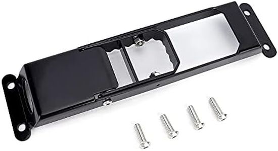 KIMISS JK Porte Charnière étape, Pédale Pliante en Métal avec Signe étoile Wrangler Charnière de Porte Pédale pour Wrangler JK et Illimité 2007-2017(Logo)