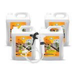 JOVS Weed Killer 4x 5L Ready to Use – Fast Acting Weed Killer Spray for Patios, Paths, Driveways & Gardens – Contains Acetic Acid – Kills Moss & Common Garden Weeds.