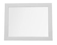 King Home S1710843 Wall Mirror with Frame, White, 30X40H, Other