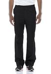 Dickies Men's Signature Elastic Waist Scrubs Pant, Black, 4X-Large