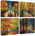 Colorful Landscape Oil Painting Wal