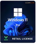 Win 11 Pro Retail License Key (1 User/PC, Lifetime Validity) 32/64 bit | Unlimited Reinstallations