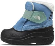 THE NORTH FACE Kids' Alpenglow II Insulated Snow Boot, Dark Cornflower/Muted Pine, 5