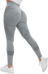 ShinyStar Women High Waist Gym Leggings Scrunch High Waist Tummy Control Yoga Pants Butt Lifting Workout Leggings