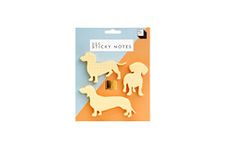 Good Design Works Dog Sticky Notes | Includes 3 Separate Designs | Dog Shaped Sticky Note Pads | Novelty Paper Sticky Pads | Office Supplies | Note Paper