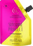 Charles Worthington Sunshine Protect Conditioner Takeaway, Moringa Seed Oil, UV filters, Hydrate and Nourish, Salon Shampoo for Sun Protection, 75ml