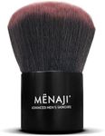 MENAJI Deluxe Kabuki Brush | Professional Quality Synthetic Brush Hair | For High-Definition Face Powder | Skin-Friendly and All-Occasion Kabuki Brush for Men