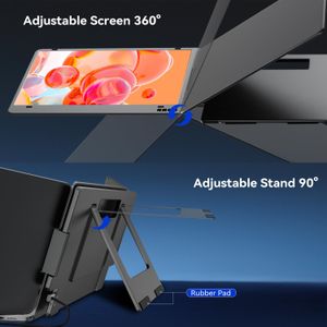 KPKUE 14" Dual Laptop Monitor – Portable External Display