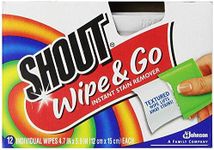 Shout Wipe & Go 12Ct Wipes 4 Pack, Multicolor