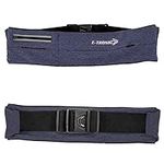 Running Belt Best Waist Pack: Fanny Pouch Waistband Case Holds All Cell Phones Sports Fitness Holder Bag fits Women Men Mom Gifts Her Runners with Resistant Zipper Pocket All Waists (Blue)