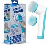 JML Electric Cleaning Brush - Electric Scrubber, Rechargeable, Cordless Power Scrubber with 2 Attachments, 300rpm Scrubbing Brush for Quick and Easy Cleaning of Bathrooms and Surfaces - Scrub Buddi