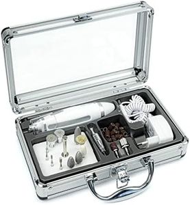 Prorelax Kit de manucure / pédicure DELUXE | Soins professionnels des mains et des pieds pour la maison et en déplacement | 15 accessoires de haute qualité en acier chirurgical | Lumière LED