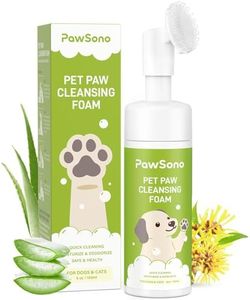PawSono Paw Cleaner for Dogs & Cats, No-Rinse Foaming Pet Foot Washer with Built-in Scrubber Brush for Dirty, Muddy Paws – Suitable for Small, Medium & Large Dogs, Puppies, Kittens (5 fl oz)