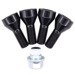 HouYeen Locking Wheel Bolts Nuts Set M12 x 1.5 for B-MW 1 3 5 Series E46 E87 E60 36136786419