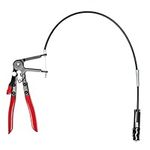 TOTSUN Flexible Wire Long Reach Hose Clamp Pliers, 24" Cable-Type Car Hose Clamp Pliers Car Maintenance Repair Tools for Car Fuel Oil Water Hose Repairing