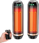 Hand Warmers, EnjoyNest Hand Warmers Rechargeable, Electric Hand Warmer 2 Packs, Hand Warmers Reusable 3 Heat Levels, Power Bank Portable Charger 10000mAh, Warm Gift for Winter Outdoor Sports