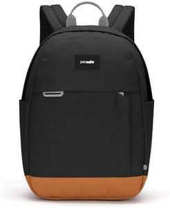 Pacsafe Go 15l Anti Theft Backpack, Jet Black, 15 Litre, Pacsafe Go 15l Anti Theft Backpack