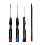 Precision Pentalobe Screwdriver Set, 5 Point 5 Star 0.8 mm, 1.2 mm and 1.5 mm Pentalobe Screwdriver or P2 P5 P6 or Ts1 Ts4 Ts5 for iPhone Macbook Pro Air Repair Tool Set