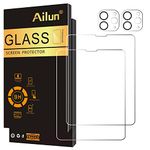 Ailun 2Pack Screen Protector for iPad Pro 2020 & 2021 [12.9 inch] + 2 Pack Camera Lens Protector,Tempered Glass Anti-Scratch Case Friendly