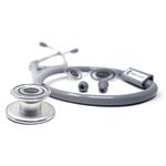 IndoSurgicals Silvery III Stethoscope (Grey)
