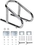 Extreme Max 5001.5763 Deluxe Chrome Motorcycle Wheel Chock-5.5" Wide