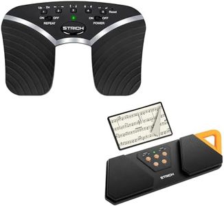 STRICH SPT-20 Wireless Page Turner Pedal, 5 Modes, Portable & Anti-slip, SPT-10X Wireless Page Turner Pedal for Musical Instruments, Anti-Slip Rubber Portable Foot Pedal