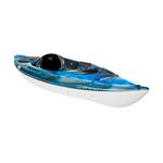 Recreational Performance Sit-In Kayak - SPRINT 100XR Neptune -White- Cyan - 10.75 Feet one Person Kayak - KNP10P100-00