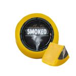 Smoked Cheese Truckle (200g). A Delicious Oak-Smoked Cheddar Cheese, Perfect For Melting Or Giving As A Gift, For Many Occasions. The Chuckling Cheese Company.