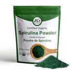 AimGrow Organic Spirulina Powder, Protein-Rich Spirulina for Eye, Skin, and Immune Health, Canada Organic, Non-GMO and Gluten-Free, 454 grams