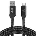 iTedel Lightning to USB Charging Cable 6.6FT Apple Certified MFI Nylon Braided iPhone Charger USB A to Lightning Cable for All iPhone Models