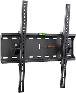 Charmount Tilting TV Wall Mount Bracket with Tilting Knob, Universal TV Mount Low Profile for Most 26-55 Inch Flat Screen TVs, Max VESA 400x400mm, 115lbs, 16 inch Studs