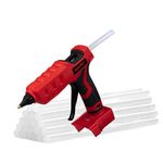 Mellif Cordless Hot Glue Gun for Milwaukee 18V Battery, Handheld Electric Power Glue Gun Full Size for Arts & Crafts & DIY with 20 Glue Sticks (Battery Not Included)