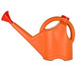 Roots & Shoots Plastic (Watering Can Orange) Premium Sprayer For Plants Go Hooked Watering Can Safty Plants Water Can for Gardening Can Indoor & Outdoor Plants Watering Can High Gred Premium Sprayer Can I