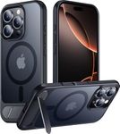 Temdan Magnetic Compatible with iPhone 16 Pro Max Case, [Built-in Invisible Kickstand][Compatible with MagSafe] [Military Grade Shockproof] Slim Translucent Matte Phone Case for iPhone 16 Pro Max 6.9"