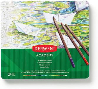 Derwent Academy Watercolour Pencils Set – 24 Colours