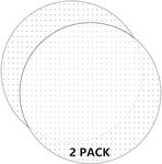 Office Chair Mat for Carpets, 2 Pack 36" × 36" Round Computer Chair Mat with Studs for Rolling Chair, Desk Floor Mat for Home and Office Carpet, Protects Floor Mats for Low Pile Carpeted Floors