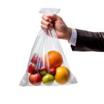 Bag It Plastics Polythene 'Heavy Duty' Food Grade Storage Bags | 36" x 48" / 900mm x 1200mm | Pack of 50 | Suitable for Freezer's, Sandwich's, Fruit, Clear Plastic Bags