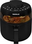 Havells Air Fryer Prolife Crystal | See-Through Window |85% Less Oil | 5L Pan |8 Presets Menu | Auto Restart | Touch Screen |Digital Display |Dehydrator Mode |1500 Watt & 2 Year Manufacturer Warranty